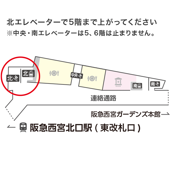 西宮北口校 南館 地図