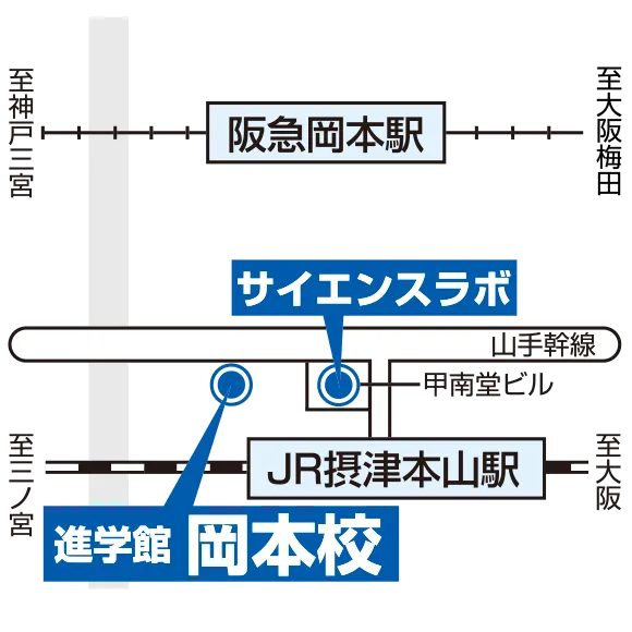 岡本校地図